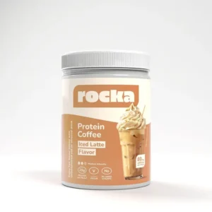 Rocka Iced Protein Coffee - Cremiger Kaffee mit 20g Protein & 80mg Koffein pro Portion - Glutenfrei & Ohne Zuckerzusatz