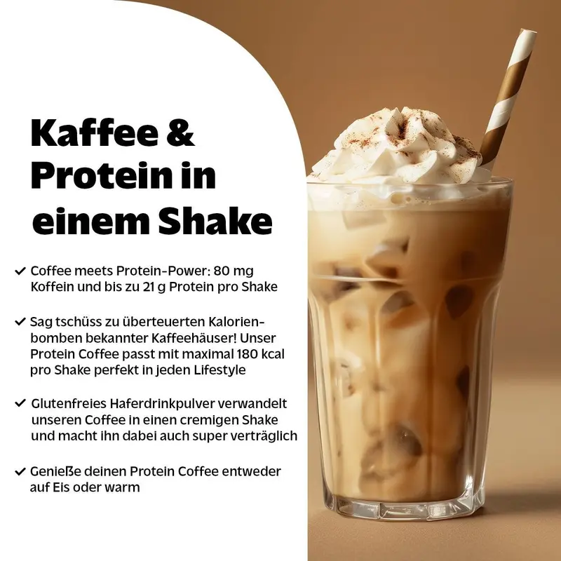 Rocka Iced Protein Coffee - Cremiger Kaffee mit 20g Protein & 80mg Koffein pro Portion - Glutenfrei & Ohne Zuckerzusatz - Image 4