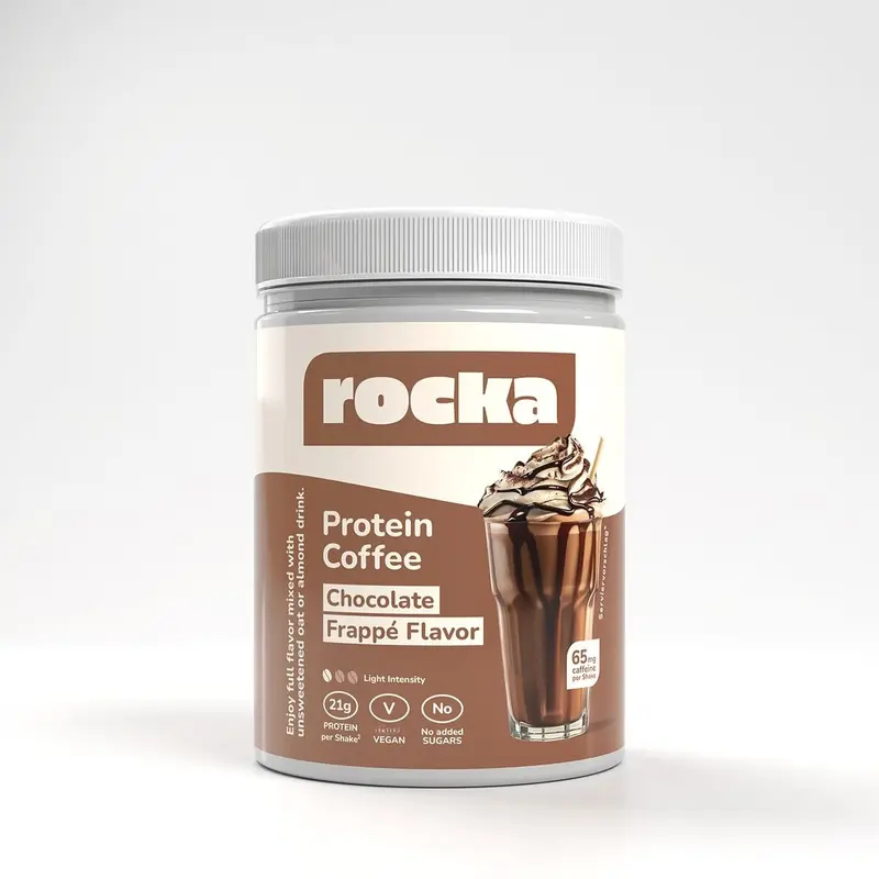 Rocka Iced Protein Coffee - Cremiger Kaffee mit 20g Protein & 80mg Koffein pro Portion - Glutenfrei & Ohne Zuckerzusatz - Image 6